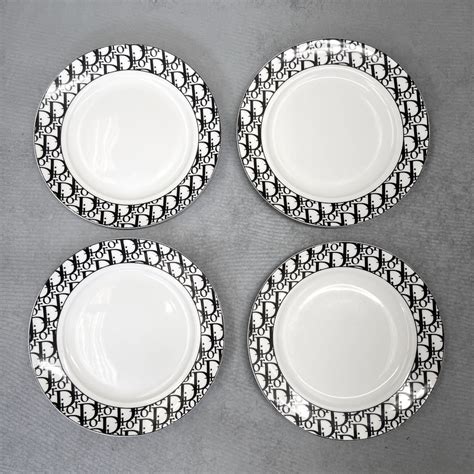 christian dior plate set|christian dior home accessories.